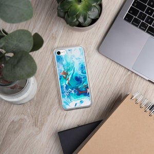 Still Blue iPhone Case